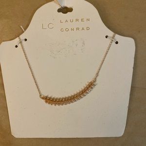 Lauren Conrad rose gold necklace